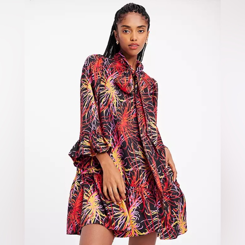 Kate Spade Winter Chrysanthemum dress